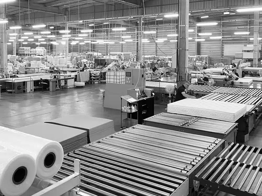 usine dunlopillo à Limay
