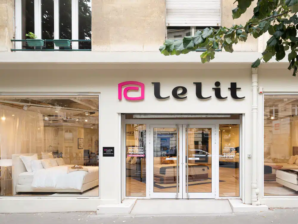 réseau Le Lit devanture magasin