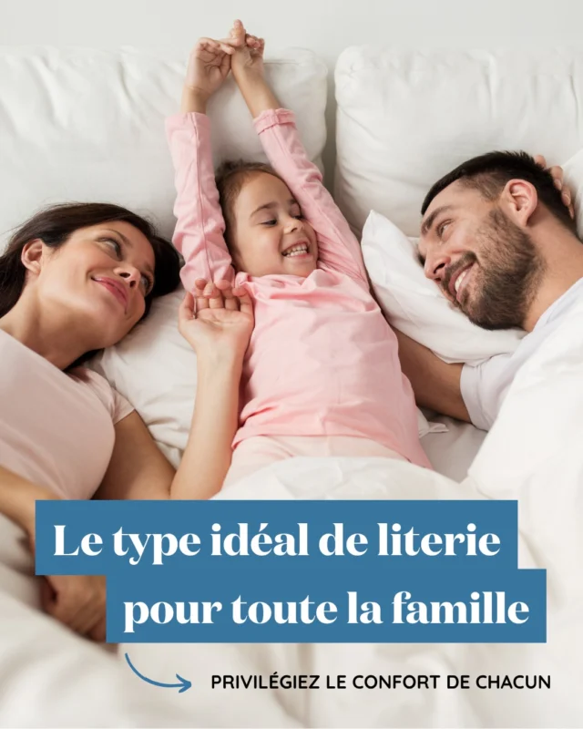 Dormir sous le même toit ne veut pas dire dormir de la même façon 👨‍👩‍👧‍👦La literie est considérée à tort chez certaines familles comme un achat global, presque universel. Alors qu’en réalité, le sommeil est profondément individuel.Âge, morphologie, habitudes, contraintes du quotidien… chaque profil a ses propres besoins, ses propres exigences 💡Un lit mal adapté n’est pas juste une question de confort. C’est une accumulation de nuits moyennes… qui finissent par peser sur le corps, l’énergie, le quotidien.Chez Parlons Literie, nous défendons une idée simple&nbsp;: le confort ne se partage pas, il se personnalise 😌Alors prenez le temps de choisir une literie adaptée à chacun en suivant nos conseils (sans oublier que même en étant dans la même catégorie d'images, les besoins peuvent être très différents) 🛌#parlonsliterie #mieuxdormir #biendormir #coachliterie #sommeil