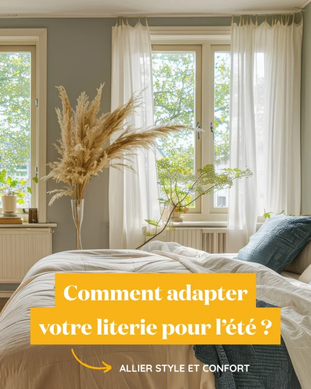 Quand les températures montent, on pense toujours à adapter notre dressing, nos habitudes… mais rarement notre literie ☀️Pourtant, le linge de lit et les matières qui composent notre environnement de sommeil jouent un rôle essentiel dans le confort pendant l’été&nbsp;: meilleure circulation de l’air, sensation de fraîcheur, évacuation de l’humidité… certains détails peuvent vraiment changer nos nuits 🌙Alors comment concilier style estival et confort&nbsp;? 👇➡️ Une chambre agréable à vivre l’été passe d'abord par des matières respirantes, durables et pensées pour accompagner le corps au fil des saisons telles que le lin lavé ou la percale de coton 🍃➡️ Blanc solaire, beige sable, vert sauge, bleu délavé… côté style, les couleurs estivales apportent immédiatement une sensation de fraîcheur dans la chambre et offrent une ambiance apaisante ✨Certaines maisons françaises comme Lestra en ont d'ailleurs fait un véritable savoir-faire. Depuis plus de 100 ans, la marque fabrique des couettes légères et respirantes pensées pour favoriser un meilleur confort thermique pendant la nuit.Pour ce qui est du linge de lit, Yves Delorme travaille des matières naturelles comme le lin lavé, le satin de coton ou la percale dans des collections conçues pour apporter fraîcheur, douceur et légèreté ☁️Astuce bonus&nbsp;: pensez également à retourner votre matelas pour le mettre sur sa face été pour bénéficier de ses propriétés rafraichissantes ❄️Et vous, quelles modifications comptez-vous faire dans votre chambre&nbsp;?👇Pour retrouver davantage d'astuces, rendez-vous sur le blog de Parlons Literie&nbsp;: parlonsliterie.com#parlonsliterie #mieuxdormir #astucedeco #literie #sommeil