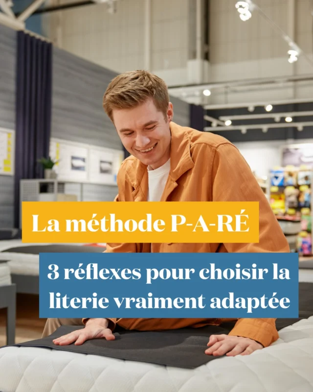Choisir une nouvelle literie, ce n'est pas simplement comparer des prix ou des fiches techniques 🛏️
C'est choisir le produit qui accompagnera vos nuits… pendant près de 10 ans (et 10 ans, c'est long&nbsp;!) 🌙
Pourtant, aujourd'hui, les promesses trompeuses et les offres "à ne pas manquer" prennent souvent le pas sur l'essentiel&nbsp;: votre confort.
Si vous ne devez retenir que deux fondamentaux👇
➡️ Il n'existe pas de literie universelle
➡️ Il existe une literie adaptée à chaque profil de dormeur
C'est pourquoi nous encourageons à vraiment prendre le temps d'essayer la méthode P-A-RÉ en👇
✔️ Essayant plusieurs modèles,
✔️ Écoutant les conseils de spécialistes,
✔️ Et surtout… en faisant confiance à vos sensations.
Au fond, le meilleur choix n'est pas celui qui affiche la plus grosse promotion… c'est celui qui vous permettra de mieux dormir, nuit après nuit. 😴
Et pour vous, quel est l'élément qui compte le plus lorsque vous choisissez une nouvelle literie&nbsp;? 👇
#parlonsliterie #literie #sommeil #coachliterie #guideconso