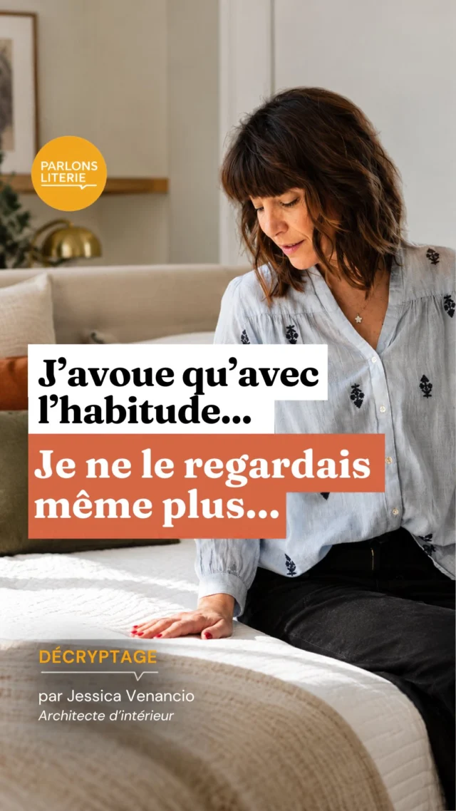 J’avoue. Mon matelas, ça fait des années que je ne le regarde même plus. 
Et je suis sûre que je ne suis pas la seule.
On dort dessus toutes les nuits, on s’y habitue… 
et on oublie complètement de se demander s’il fait encore le job.

Alors dans cette vidéo, je vous partage avec @parlonsliterie les vrais signes à surveiller, ceux qui montrent que votre literie commence à fatiguer. 

Spoiler&nbsp;: non, il n’y a pas de date de péremption. 
Mais il y a des indices qui ne trompent pas. 👇

💤 En partenariat avec @parlonsliterie
🔗 Plus d’infos sur parlonsliterie.com

#literie #sommeil #matelas #bienêtre #parlonsliterie